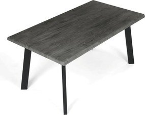Jídelní stůl 160x90cm, mdf, šedý dub, HT-F4516 GREY