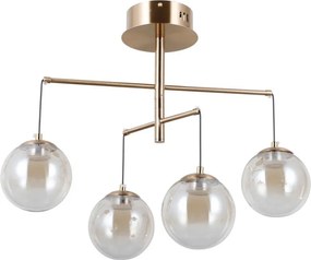 Italux Velada PND-34381-4-HBR PlafonlĂĄmpa 4x20W/LED 3000K 1810lm IP20