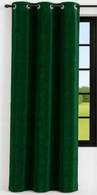 Velúr függöny 140x250 kerek velvet velúr függöny zöld