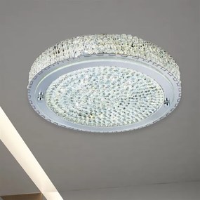 Searchlight 2714CC - LED Mennyezeti lámpa FLUSH LED/24W/230V átm. 40 cm króm