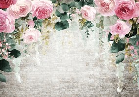 Fotótapéta Virágok Lógó Rózsák Hálószoba Nappali Tapéta Flizelina 400x280