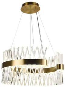 LED állítható fényerejű csillár kábellel LED/130W/230V 3000-6500K arany + DO