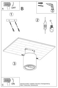 Spotlámpa CULLO 1xGU10/ES111/40W/230V