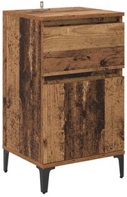 Éjjeliszekrény fiókkal 2 pcs Régi fa 40 x 35 x 70 cm Faanyag