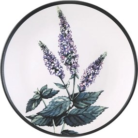 6 darab 25 cm-es Herbal fajanss tálca szett
