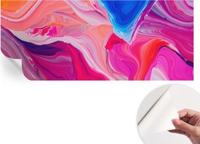 Öntapadós Dekoratív Fotótapéta Hálószobába Folyékony hullámok 250x104 cm