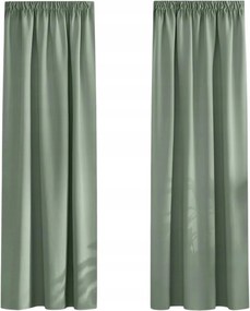 Pony Dance thermo sötétítő függöny 260x140 2 db zsályazöld