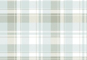 Parato Cristiana Masi Momi Tartan bézs-fehér kockás vlies tapéta – 4492