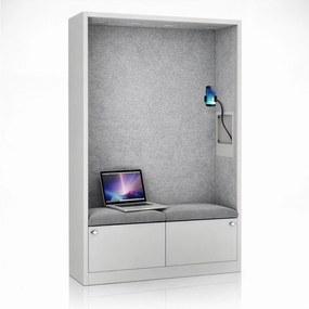 Sally 1150mm korpus Szary - siedzisko Szary