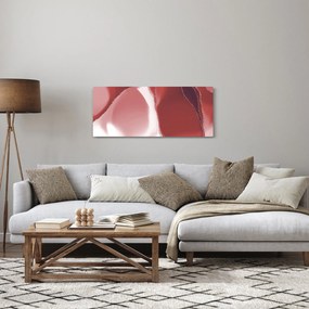 Kép - Piros absztrakt virág N⁰3 (120x50 cm)