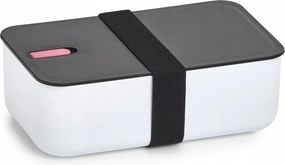 Uzsonnás Doboz Rekesszel Fehér-szürke FEDÉLLEL19 X 12 X 6,5 CM Zeller