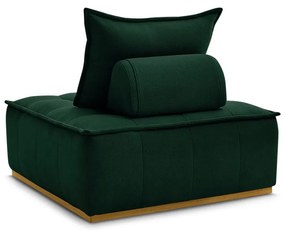 Sötétzöld zsenília fotel Elisa – Bobochic Paris