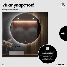 Atipikus tükör LED világítással G92058