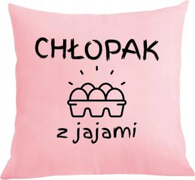 Párna párnahuzat fiúnapra Fiú tojással Ajándék