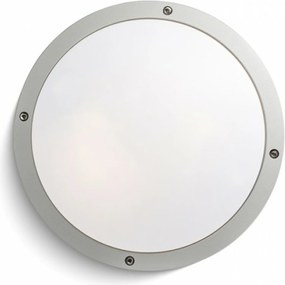 Rendl Sonny mennyezeti lámpa E27 2x18W IP54 ezüstszürke kerek