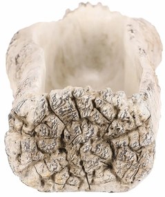 Virágtartó - virágláda, nyírfa utánzat, 32 x 12 x8 cm, 32 cm