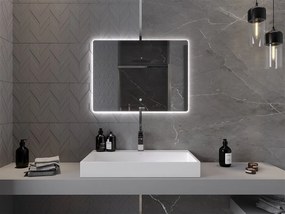 Mexen Sun  Led fürdöszobai tükör  100 x 80 cm, LED 6000K, + páramentesítö - 9807-100-080-611-00 Led Tükör