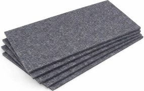 Bilnora extra sűrű akusztikai filc falpanel 120x60x1,2cm vastag, több féle színben - 1 fehér