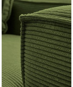 Zöld kordbársony kanapé 240 cm Blok – Kave Home