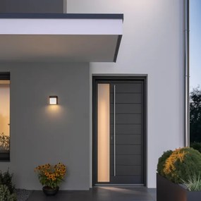 Brilagi - LED Kültéri fali lámpa TERNI LED/12W/230V antracit IP44