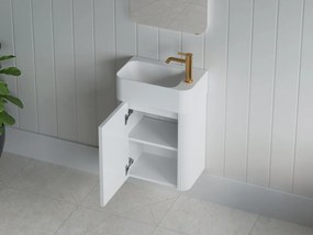 AREZZO design SORELLA 45 cm-es alsószekrény 1 ajtó, matt fehér