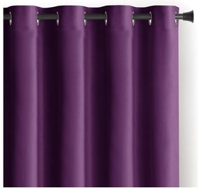 Lila bársony dimout (részleges sötétítő) függöny 140x270 cm Eyelets – Restilo