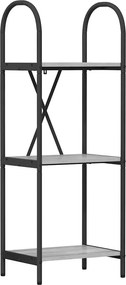 vidaXL Könyvespolc Szürke Sonoma 40 x 30 x 109 cm Faanyag