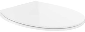 Mexen Egg lassan záródó slim vécéülőke, duroplast, fehér fényes - 39243000