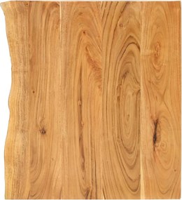 vidaXL tömör akácfa fürdőszoba piperepolc 58x52x2,5 cm
