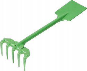 Kerti szerszám 2in1 gereblye spatula mini acél