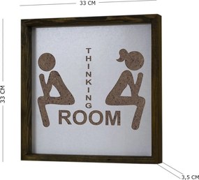 KZM030 keretezett MDF falikép, 34 x 34 cm