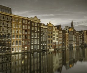 Poszter 60x50cm Házak a csatorna mentén, Assaf Frank