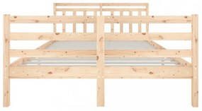 tömör fa ágykeret 135 x 190 cm (Double)