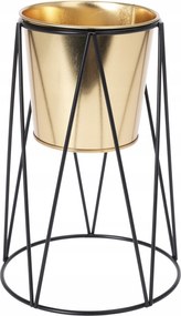 Dekoratív virágtartó állványon