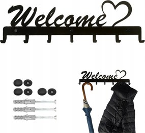 Dekoratív Fali Ruhaakasztó Welcome