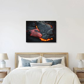 Kép - Láva (üvegen) (70x50 cm)