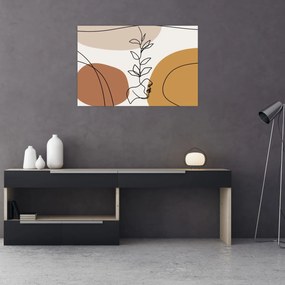 Kép - Boho formák (90x60 cm)