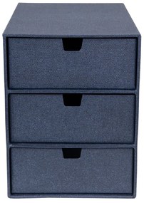 Ingrid kék doboz 3 fiókkal - Bigso Box of Sweden