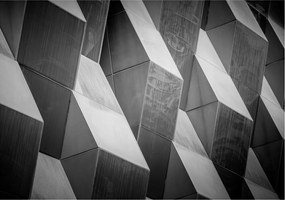 3D fotótapéta geometria tömb fal 208 x 146