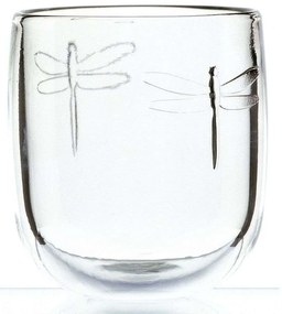 Üveg libellulák szitakötőkkel, 28 cl (6 ks) - La Rochére