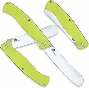 Összecsukható reggeliző kés 110 mm "zsebkés" Dellinger Easy Sárga