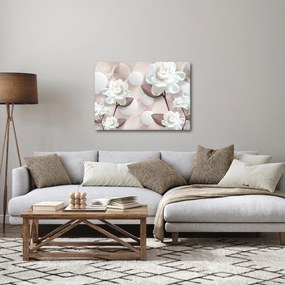 Kép - Rózsa virágok (70x50 cm)