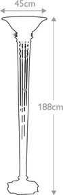 Feiss OPERA FE-OPERA-TCH Állólámpa 1x60W/E27