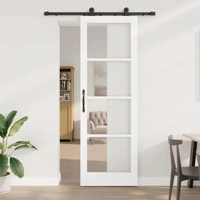 Csúszó Ajtó ORKDAL Fehér 78 x 232 cm Fa és fém
