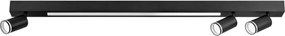 Polux PARIS 327390 Spotlámpa 1x24W/LED|3x10W/GU10 4000K 800lm IP20