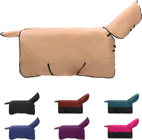 vidaXL Ló Takaró Cappuccino 75 cm Poliészter