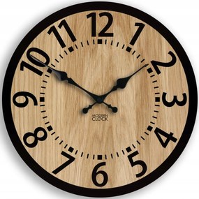 Falióra Fa Tölgy Akril Berlin 40 cm Kerek Kvarc