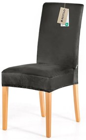 Restilo Feszítő huzat székhez Sento sötét szürke, 48 x 48 x 58 + 10 cm, 6 db-os szett