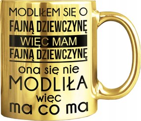 Arany Bögre Imádkoztam Egy Jó Lányért Arany Bögre Valentin Napi Ajándék