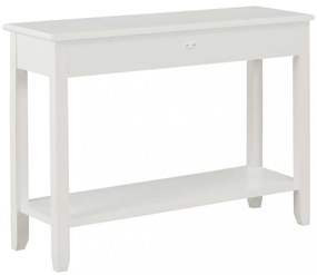 fehér fa tálalóasztal 110 x 35 x 80 cm